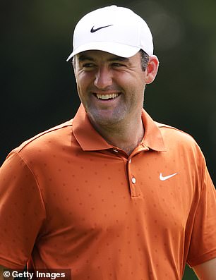 Scottie Scheffler evoked memories of last year's PGA Championship with his bold outfit