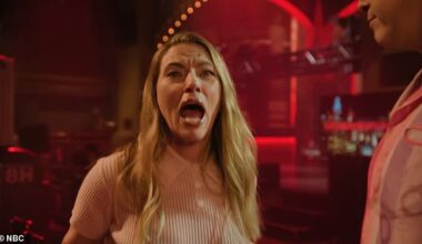 Scarlett Johansson was running for her life from a very surprising foe in a new Saturday Night Live sketch