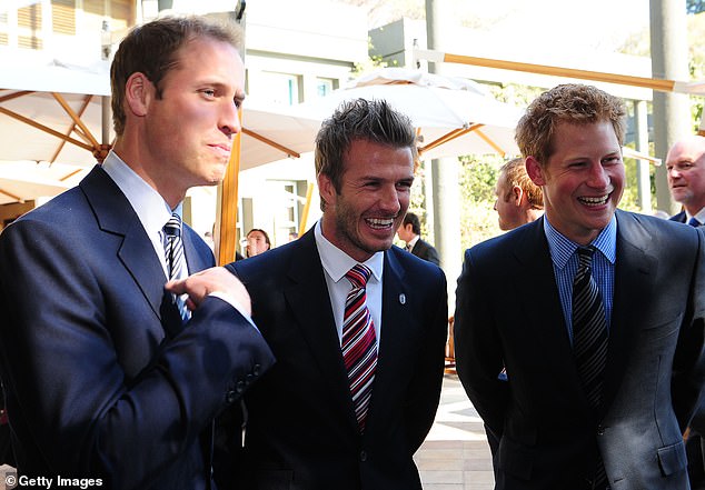 England had bid to host the 2018 World Cup in a project fronted by Prince William (left) and David Beckham (right)