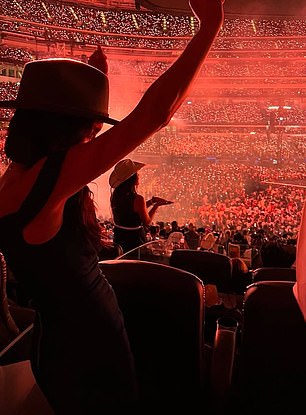 Meghan danced with her husband's hat on