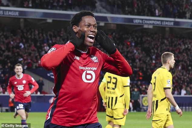 The 25-year-old has spent five years at Lille, scoring 109 goals in 231 games, and won Ligue 1