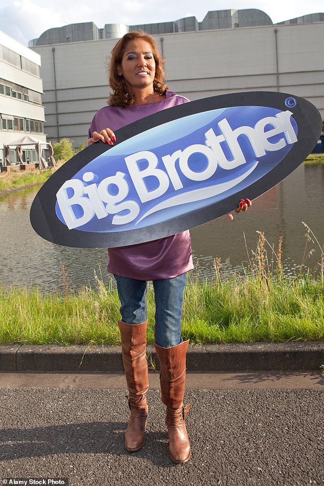 Naddel pictured ahead of entering the German Celebrity Big Brother house as a guest in 2005