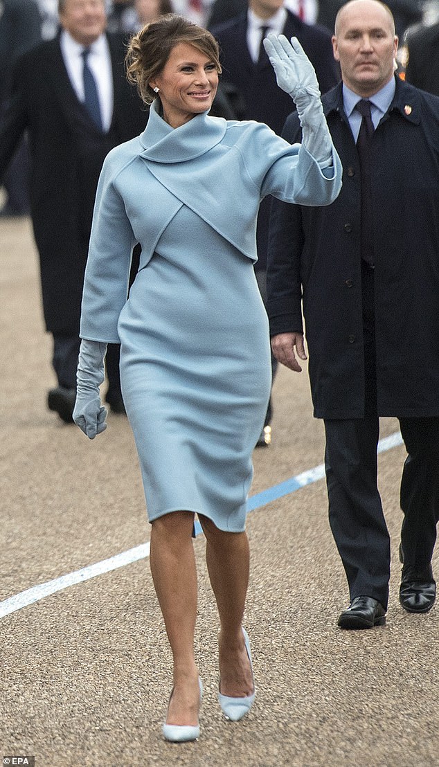 The life-sized bronze of the US first lady was unveiled in her native Sevnica in 2020
