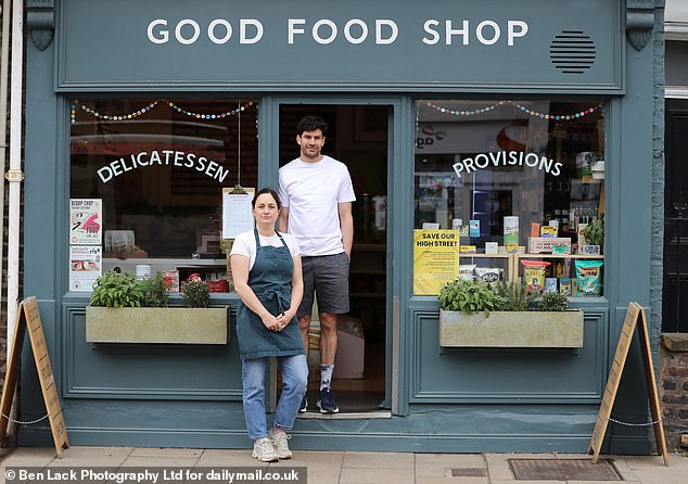 The owners of the Good Food Shop say their business's takings had 'flat-lined' since parking charges surged