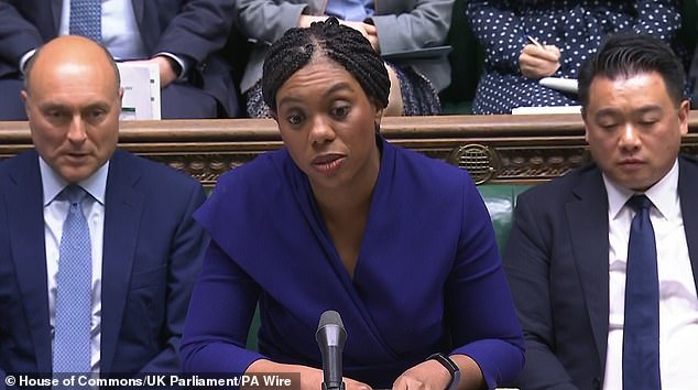 Tory leader Kemi Badenoch has accused Sir Keir of preparing to 'trade away our sovereignty behind closed doors' and is reversing the basic principles of Brexit