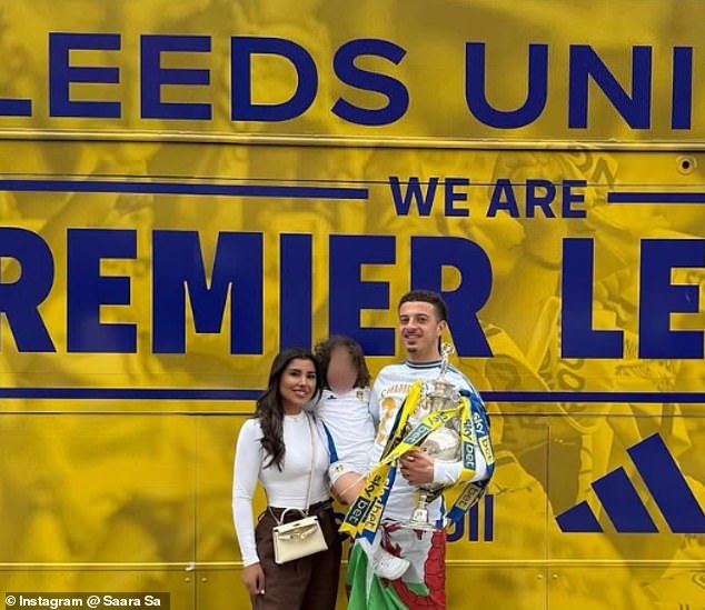Ampadu joined Leeds in 2023 and was named their captain ahead of the 2023/24 season - he posed for photos with his ex-girlfriend as recently as two weeks ago