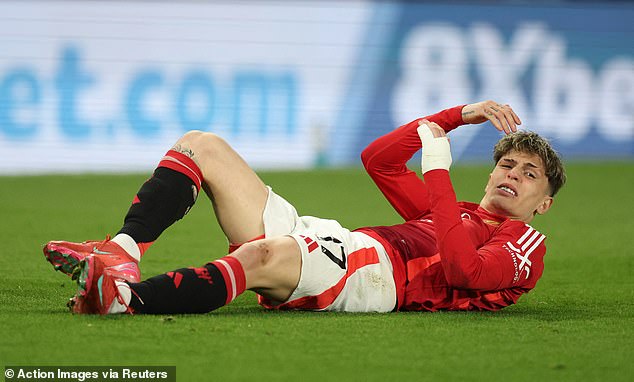 Forward Garnacho, meanwhile, is 'kind of immature' according to the Sky Sports pundit