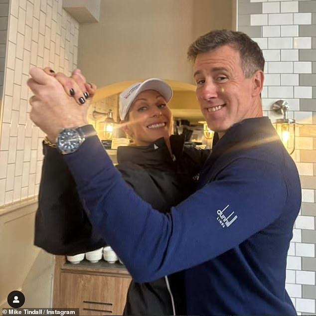 The King's niece, 43, beamed as she posed with British ballroom and Latin dancer Anton Du Beke, who is known for his work as a judge on the BBC One celebrity dancing show Strictly Come Dancing