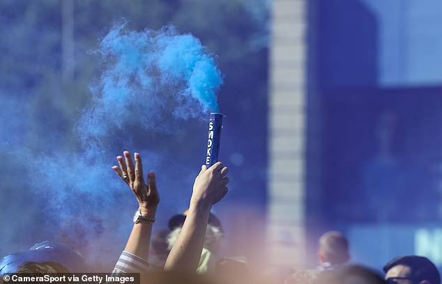 There were blue flares everyone on Sunday as Everton said goodbye to Goodison Park