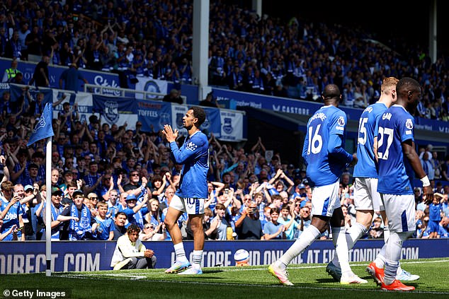 Iliman Ndiaye scored twice as Everton ended their stay at Goodison by beating Southampton