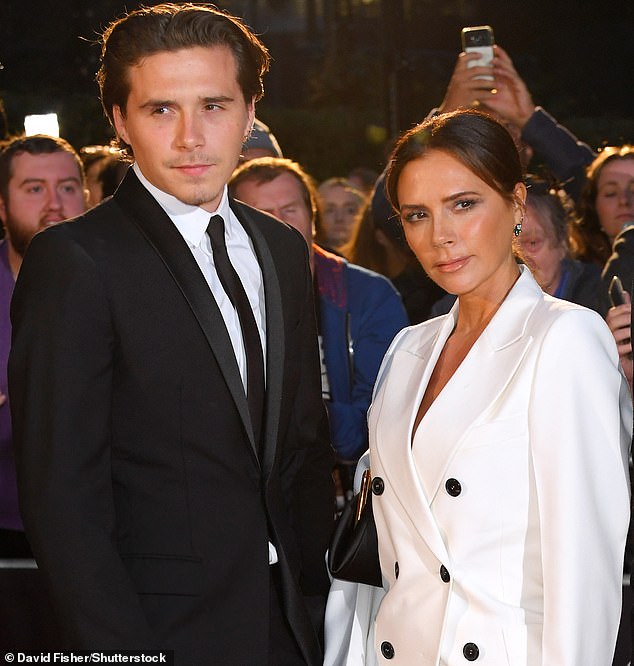 Brooklyn and Victoria during happier times in 2019
