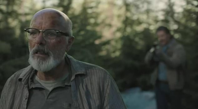 He promises to take him back to Jackson Hole, but he ultimately lies, killing him after Ellie went back, and then lying to Gail about how he ended it himself, but Ellie tells her the truth.