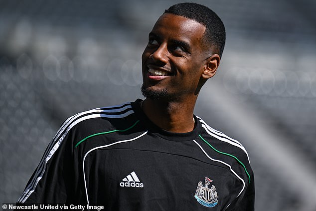 Alexander Isak - who is currently injured - got the nod up front in both pundits' sides