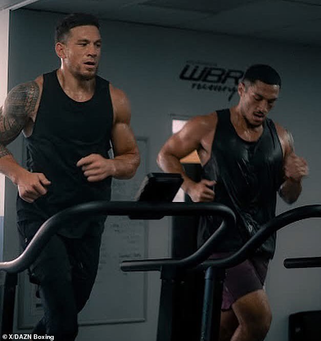 Williams has been training with world champion Jai Opetaia in preparation for the showdown