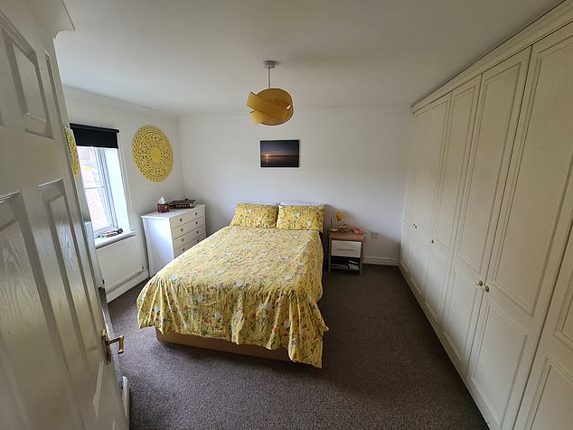 East England, £300k: The master bedroom is with fitted wardrobes and renovated en-suite