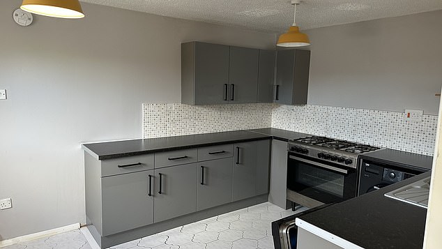 Wales, £200k: The home also has a recently fitted kitchen with modern finishes throughout