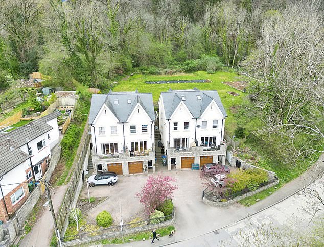 Wales, £500k: Stylishly presented throughout, its an impressive semi-detached residence