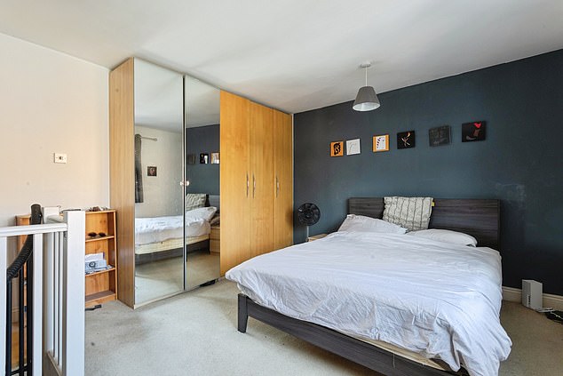 London, £300k: It boasts a unique spiral staircase leading to a spacious loft-style bedroom