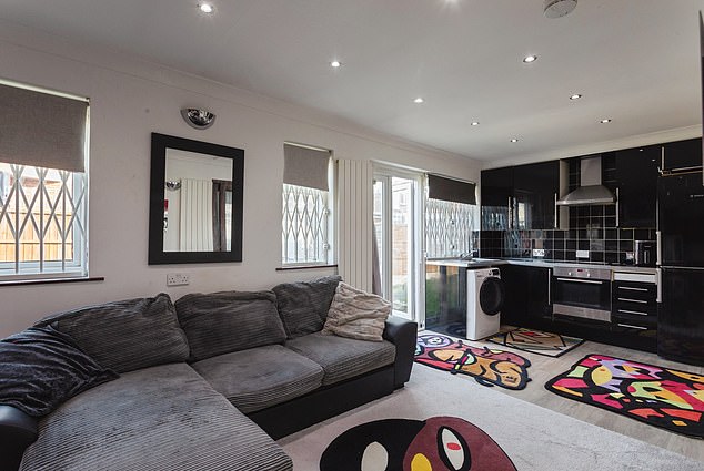 London, £300k: It has an open-plan kitchen and reception area, with a private garden