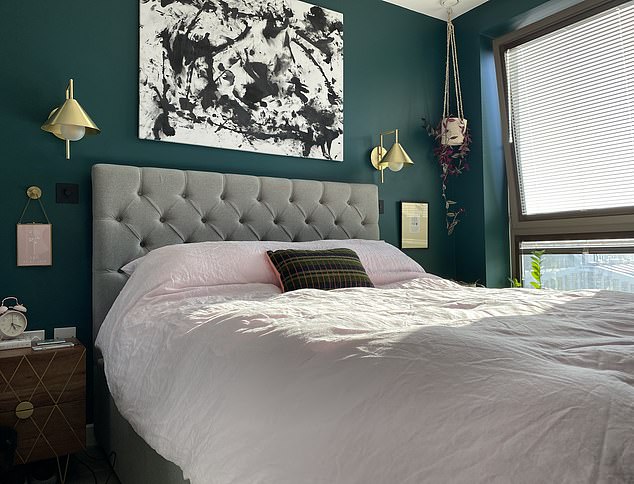 London, £400k: It has a spacious double bedroom, complete with built-in wardrobes
