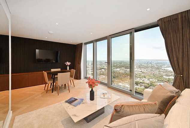 London, £600k: It has a modern bathroom with a rainfall shower