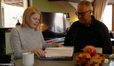 Ellie and Gary (pictured), from Nottingham, featured on Monday's episode of the Channel 4 show that catches up with buyers who have previously appeared at the start of their property developing journey