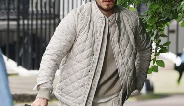 Brooklyn Beckham was in London yesterday, posing for a modelling campaign with fashion company Moncler