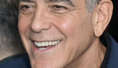 George Clooney resembled his old silver foxy self while attending the 78th Annual Tony Awards Nominees Luncheon, which was held at 30 Rock's Rainbow Room in Midtown Manhattan on Monday
