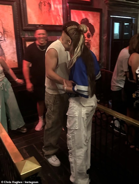 Chris also met many of JoJo's family and friends during the epic trip, which left fans convinced their relationship has become romantic