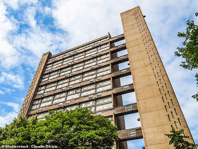 The towering brutalist structure was built in 1967, before being refurbished and sold by local housing association Poplar HARCA in the 2010s