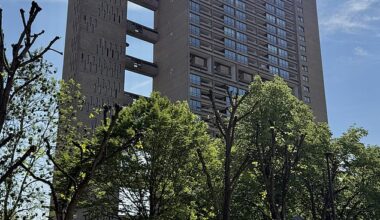 Those living on the top floor of the Grade II listed Balfron Tower have had to trek 84 metres up and down stairs - the height of 17 double-decker London buses - every time they need to leave their homes