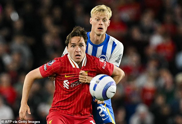 Jan Paul van Hecke (back) took part in Monday's clash with Liverpool and the earlier Wolves tie