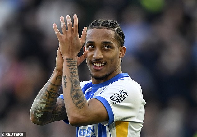 The Brazilian forward is the Seagulls' joint top Premier League goalscorer, with 10 this term