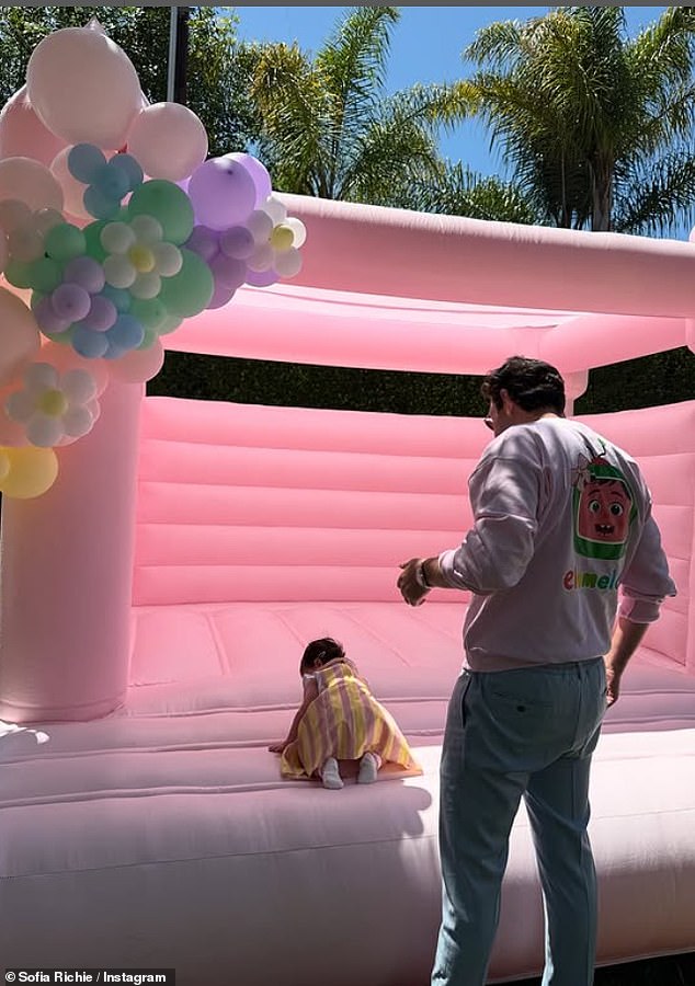 'On one hand it¿s the most amazing beautiful milestone,' wrote Sofia Richie: 'On the other hand I look back and realize those tiny little moments are something I¿ll never get back'