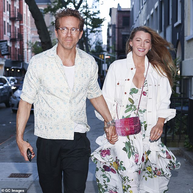 The pitch comes after Reynolds was slammed for shamelessly promoted his wife's latest business venture on the same day shocking allegations emerged about treatment of staff at her lifestyle brand; (Ryan and Blake pictured May 18 in NYC)