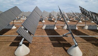 File photo shows the solar farm at the University of California, Merced, August 17, 2022