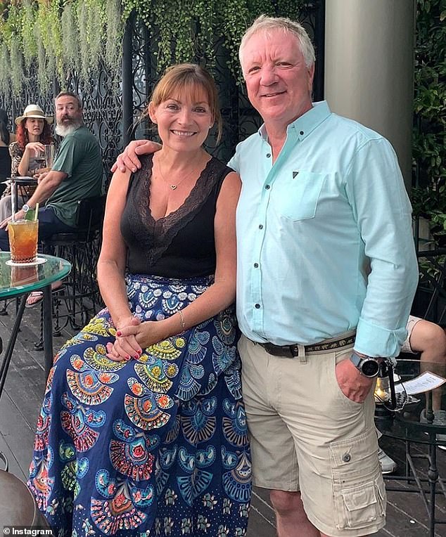 The Scottish presenter (pictured with her husband), 65, faced the brunt of the cuts with Good Morning Britain now taking her 9-10am slot for 22 weeks of the year