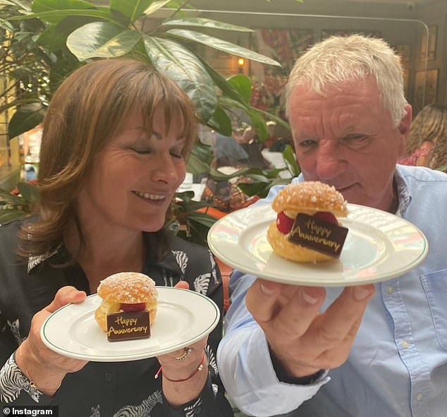 The couple celebrated their 32nd wedding anniversary in September 2024 and Lorraine shared a sweet snap of the pair (pictured) to mark the special day