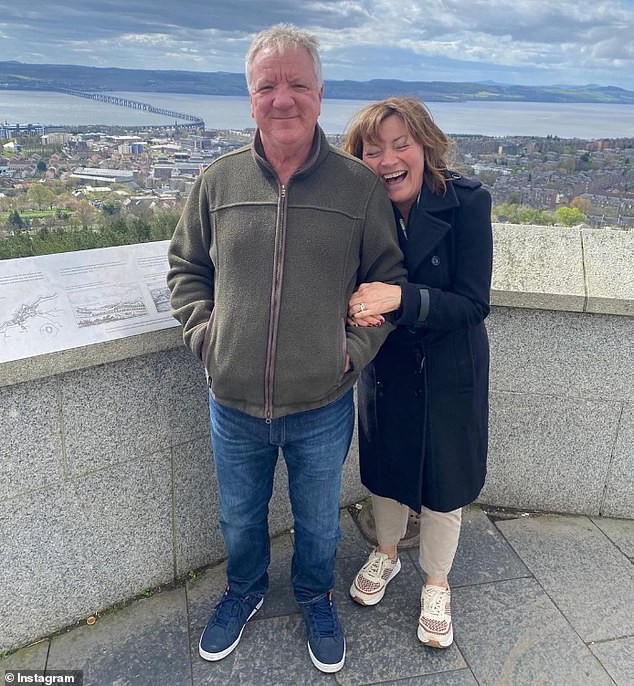 Lorraine Kelly is likely about to spend a lot more time with her husband Steve Smith (pictured together) after ITV Daytime bosses announced huge cuts on Tuesday with job losses in excess of 220