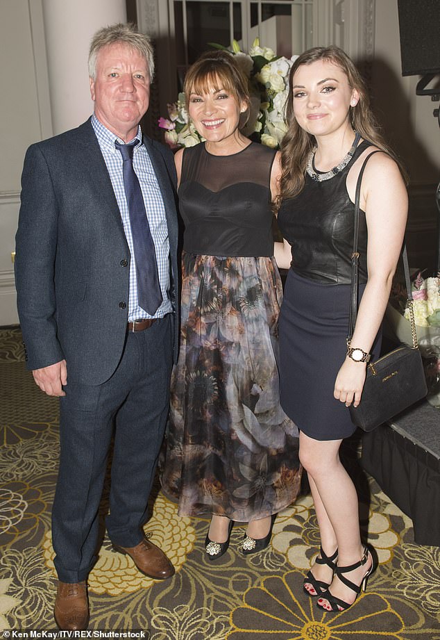 Steve, Lorraine and Rosie at the 30 Years of Lorraine party in London in October 2014