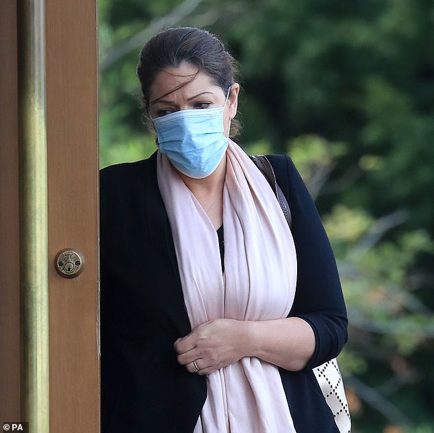 Pictured: Nicole Elkabbas at Canterbury Crown Court in Kent where she was charged with six counts of fraud in 2020