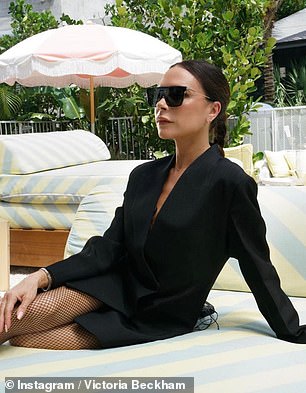 Victoria shared an Instagram snap in a similar piece a year earlier (