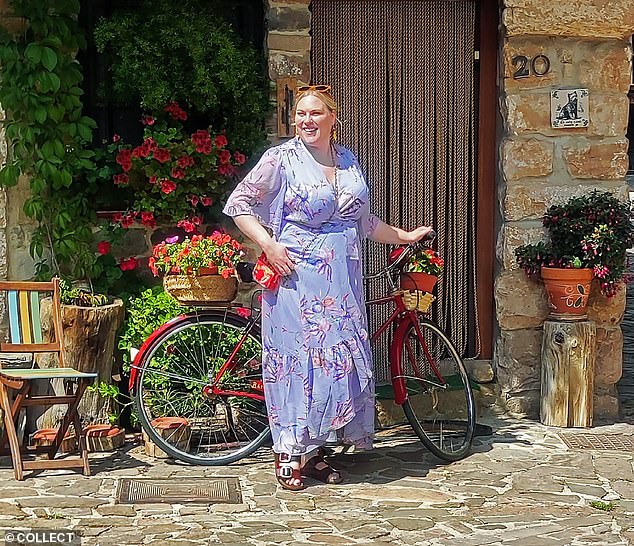 Amy Jones, 40, is a plus-sized model and researcher. She lost 17 per cent of her body weight in six months on the weight-loss jab Wegovy