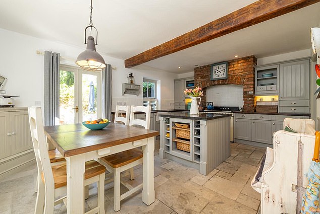 East Midlands, £600k: The exposed timber beams give character to the luxury home