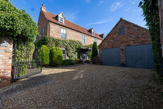 East Midlands, £600k: It has a feature brick fireplace and separate dining room