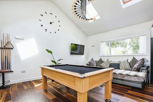 East Midlands, £500k: It also has space for a pool table, ideal for entertaining guests