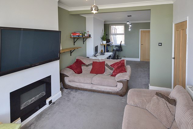 East Midlands, £200k: The freehold property features a spacious loung perfect for entertaining