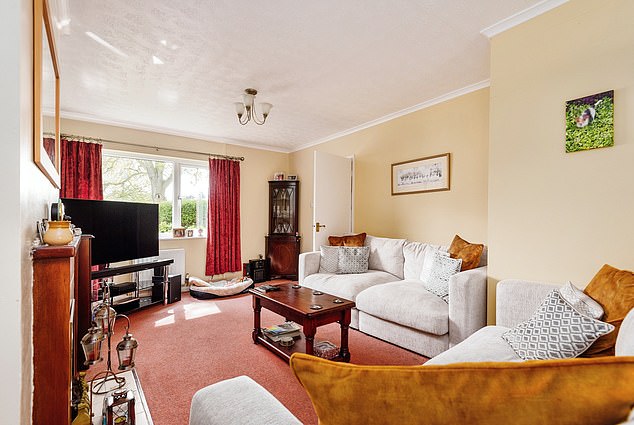 South West England, £400k: The master bedroom has an en-suite cloakroom