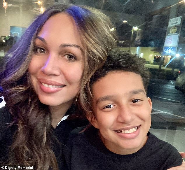 On Wednesday, a U.S, Senior District Judge Anne Conway rejected arguments made by the AI company, who claimed its chatbots were protected under the First Amendment. (Pictured: Sewell and his mom Megan Garcia)