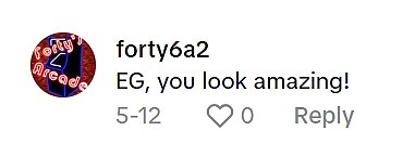 Fans flocked to the comments section to gush over how 'hot' and 'amazing' she looks, as one effervesced: 'You age like wine, GORGEOUS'